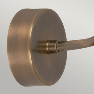 Sheldon 1 Licht Wandlaterne - Aged Brass Elstead small 1