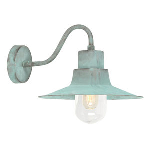 Sheldon 1 Licht Wandlaterne - Verdigris Elstead small 0