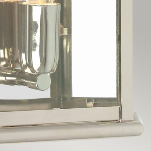 St Martins 1 Licht Wandlaterne - Nickel poliert Elstead small 2