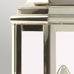 St Martins 1 Licht Wandlaterne - Nickel poliert Elstead small 3