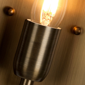 St Pauls 1 Licht Messing Wandlaterne Elstead small 2