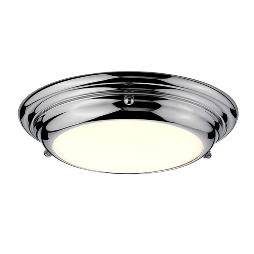 Prüfen Welland 1 Light Mini LED Flush Light - Poliertes Chrom Elstead