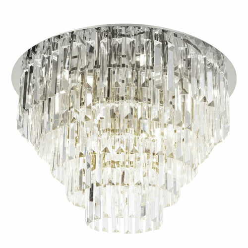 Prüfen Plafond Max Light Monaco C0225 chrom 80 cm 16xG9