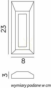Außenwandleuchte SU-MA 2502B aschgrau 23 cm LED 2700K IP65 small 4