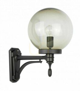 Außenwandleuchte SU-MA KULE Classic schwarz patiniert IP43 K 3012/1/K 250 U small 1