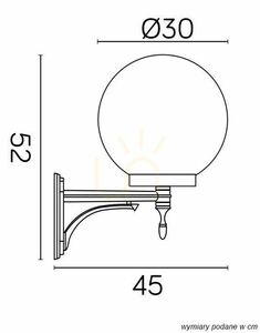 Außenwandleuchte SU-MA schwarz patiniert Aluminiumguss E27 K 3012/1/K 300 U small 2