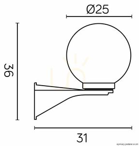 Außenwandleuchte SU-MA KULE schwarz E27 IP43 K 3012/1/KD 250 small 3