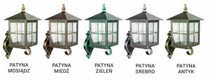 Außenwandleuchte SU-MA Wenecja schwarz patiniert K 3012/1/KW g small 4