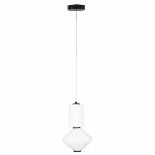Prüfen Pendelleuchte Max Light Akiko P0467 schwarz Metall/Glas LED 20 cm 16W 3000K