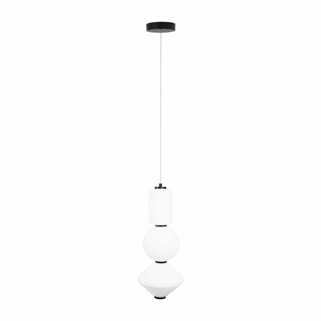 Prüfen Pendelleuchte Max Light Akiko P0468 schwarz 20 cm Metall Milchglas LED 16W Pendelleuchte Max Light Akiko P0468 schwarz 20 cm Metall Milchglas LED 16W