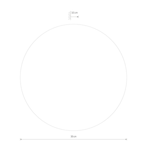 Spiegel-Wandleuchte Nowodvorski RING MIRROR LED L 10278, 39 cm small 1