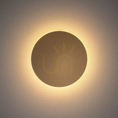 Prüfen Nowodvorski RING LED S 10317 Wandleuchte, satiniert goldfarben, 15 cm