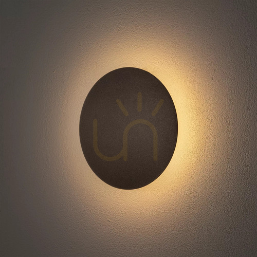 Prüfen Nowodvorski RING LED S 10315 Wandleuchte, Schokoladenbraun satiniert, 15 cm