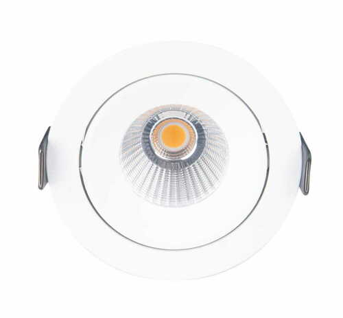 Prüfen Einbauleuchte Max Light Cyklop H0094 weiß LED 12W 3000K IP65 rund 6 cm