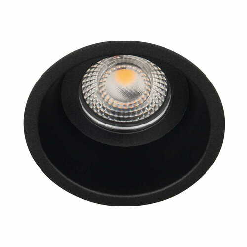 Prüfen Einbauleuchte Max Light Bellatrix H0114 schwarz 9W LED 3000K IP54 Ø8,5 cm