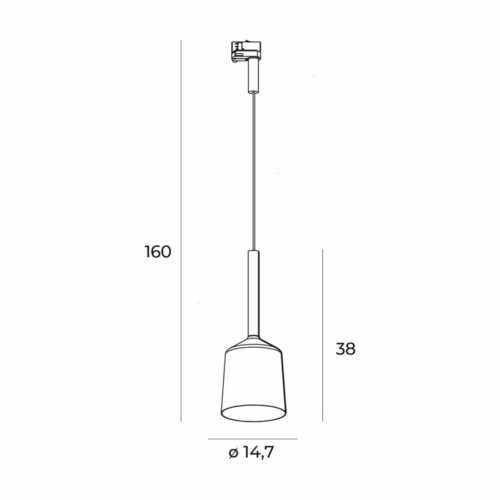Prüfen Pendelleuchte Max Light Tulipe S0018 schwarz Aluminium 1-flammig E27 35W