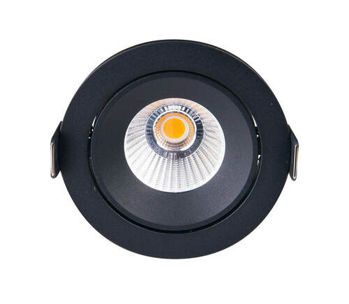 Prüfen Einbauleuchte Max Light CykloP H0095 schwarz LED 12W 3000K IP65 rund