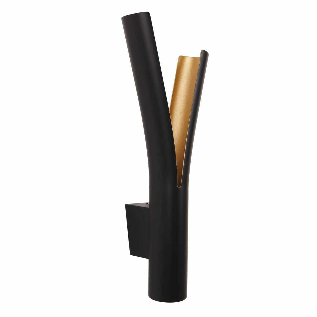 Prüfen Wandlampe Max Light Ramo W0324 2-flammig Schwarz Gold LED 43 cm Wandlampe Max Light Ramo W0324 2-flammig Schwarz Gold LED 43 cm