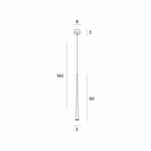 Pendelleuchte Max Light Coffee P0485 Gold Metall LED 7W 3000K 160 cm 1 Pendelleuchte Max Light Coffee P0485 Gold Metall LED 7W 3000K 160 cm small 1
