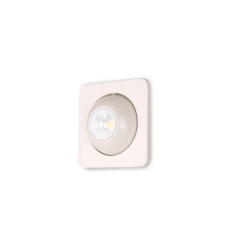Prüfen Einbauleuchte Max Light Technical H0068 creme 8W LED 3000K IP20 11x11 cm Einbauleuchte Max Light Technical H0068 creme 8W LED 3000K IP20 11x11 cm