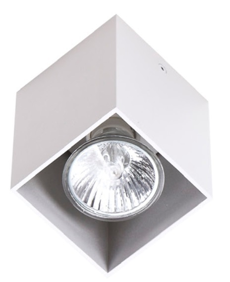 Max Light PET Square C0082 utanpåliggande spot, 7 x 7 x 9 cm, GU10 max 50 W, vit