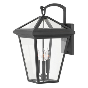 Große Wandlaterne Alford Place - 3 Lichtquellen - Schwarz Quintiesse small 0