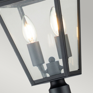 Alford Place Stehlaterne - 2 Lichtquellen - Schwarz Quintiesse small 2