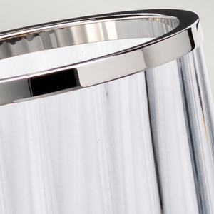 Arno Tischleuchte - 1 Lichtquelle - Nickel poliert und Rauchglas Quintiesse small 3