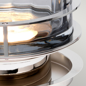 Arno Tischleuchte - 1 Lichtquelle - Nickel poliert und Rauchglas Quintiesse small 4