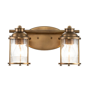 Ashlandbay Wandleuchte - 2 Lichtquellen - Messing natur Quintiesse small 0