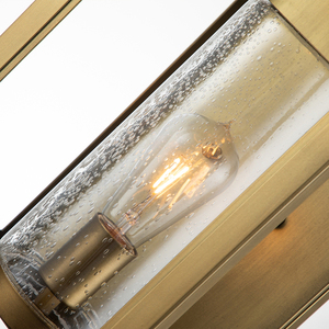 Große Wandleuchte Atwater - 1 Lichtquelle - Lila Messing Quintiesse small 1