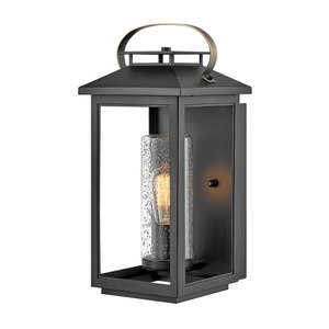 Atwater mittelgroße Wandleuchte - 1 Lichtquelle - Schwarz Quintiesse small 0