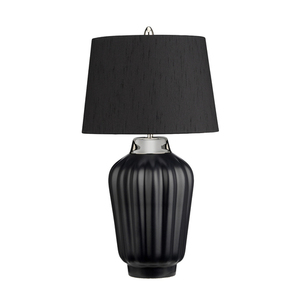 Bexley Tischleuchte - 1 Lichtquelle - Schwarz/Nickel poliert Quintiesse small 0