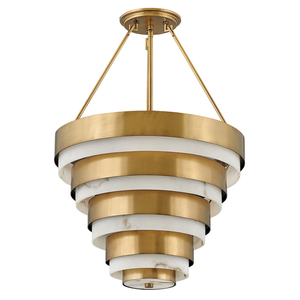 Pendelleuchte Echelon 4 × E14 Heritage Brass Quintiesse small 4