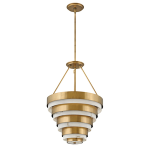 Pendelleuchte Echelon 4 × E14 Heritage Brass Quintiesse small 0
