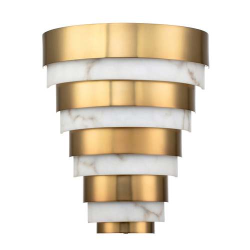 Prüfen Echelon LED-Wandleuchte Heritage Brass Quintiesse