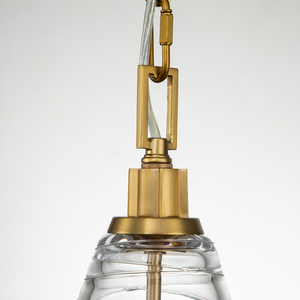 Elmore Pendelleuchte - 1 Lichtquelle - Oxidiertes Messing Quintiesse small 2
