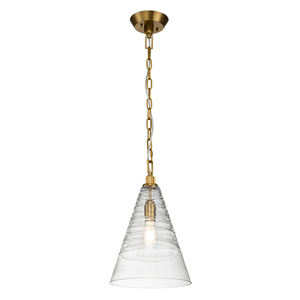 Elmore Pendelleuchte - 1 Lichtquelle - Oxidiertes Messing Quintiesse small 0