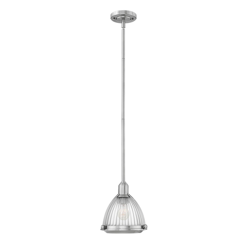 Prüfen Elroy Pendelleuchte - 1 Lichtquelle - Gebürstetes Nickel Quintiesse