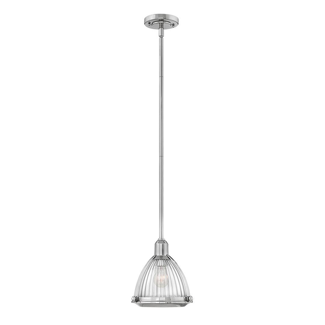 Prüfen Elroy Pendelleuchte - 1 Lichtquelle - Nickel poliert Quintiesse Elroy Pendelleuchte - 1 Lichtquelle - Nickel poliert Quintiesse