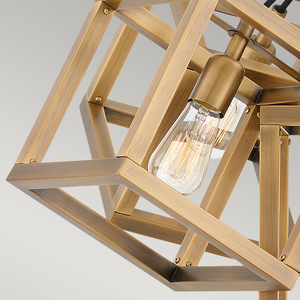 Ensemble Pendelleuchte - 5 Lichtquellen - Gebürstete Bronze Quintiesse small 4
