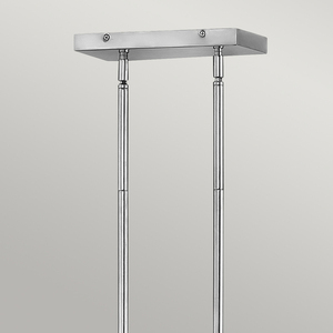 Ensemble längliche Pendelleuchte - 6 Lichtquellen - Nickel poliert Quintiesse small 3