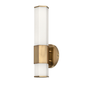 LED-Wandleuchte Facet - Altmessing Quintiesse small 0