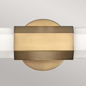 LED-Wandleuchte Facet - Altmessing Quintiesse small 1