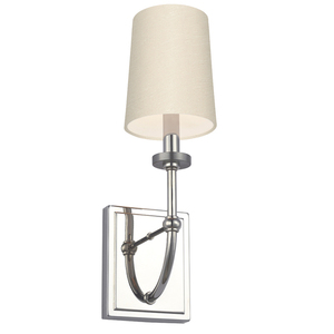 Felixstowe Wandleuchte - 1 Lichtquelle - Dunkelgrauer Lampenschirm Quintiesse small 0