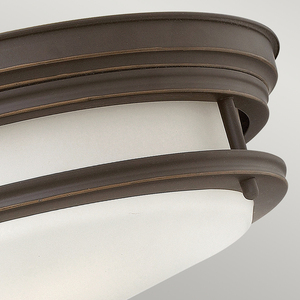 Hadrian Plafond - 2 Lichtquellen - Opalglas - Geölte Bronze Quintiesse small 2