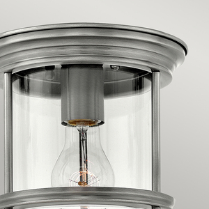 Deckenleuchte Quintiesse Hadrian QN-HADRIAN-MINI-F-AN-CLEAR, antikes Nickel, klares Glas, E27 small 2