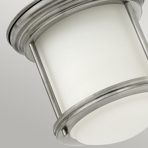 Hadrian Plafond - 1 Lichtquelle - Opalglas - Antik Nickel Quintiesse small 1