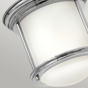 Plafond Hadrian - 1 Lichtquelle - Opalglas - Chrom Quintiesse small 2