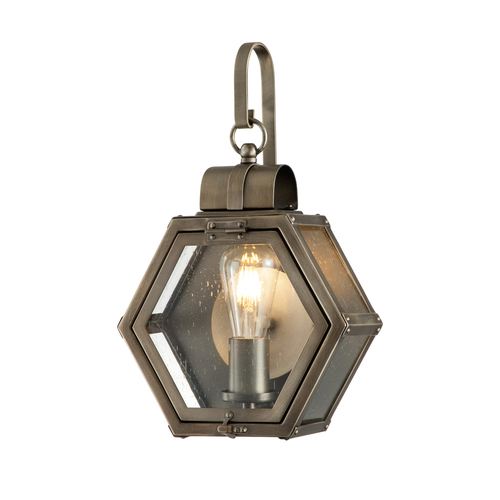 Prüfen Heath kleine Wandleuchte - 1 Lichtquelle - Quintiesse oxidierte Bronze